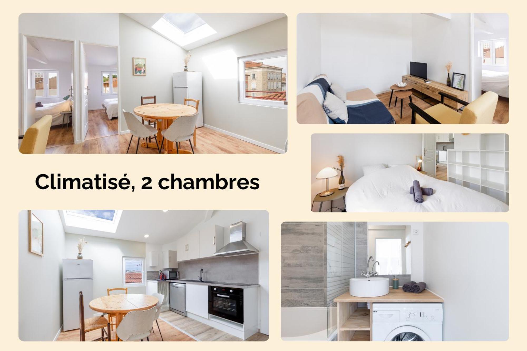 Appartement Climatise 2 Chambres Villefranche-sur-Saône Buitenkant foto